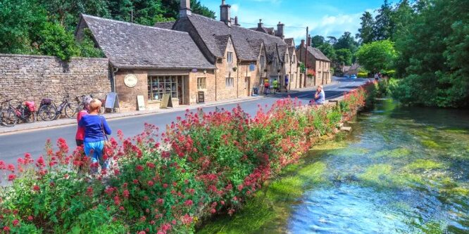 Calle de Arlington Row, en Bibury, Inglaterra